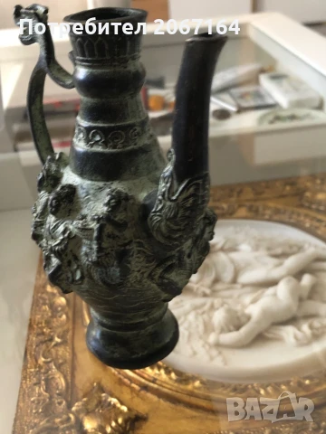 Китайски бронзов чайник, снимка 10 - Колекции - 51020683