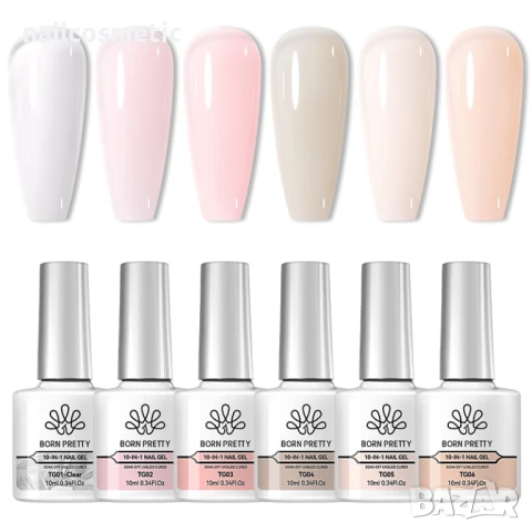 ИЗГРАЖДАЩ Uv&Led ГЕЛ ЛЕПИЛО 10 В 1 BORN PRETTY - 10 МЛ, снимка 10 - Продукти за маникюр - 50593981