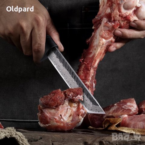 Висококачествено дамаско (Tanto) острие T10A за монтиране на нож + гарда, снимка 7 - Ножове - 41828207