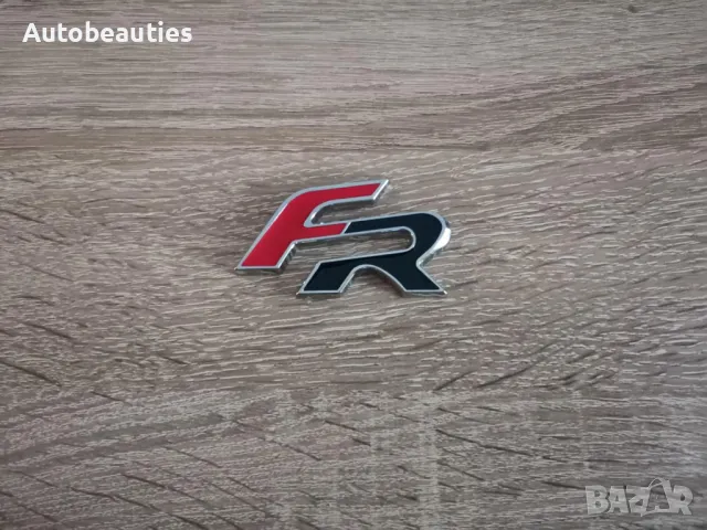 емблема Seat FR червено с черно , снимка 4 - Аксесоари и консумативи - 50123860