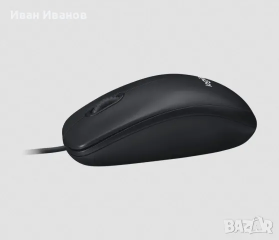 Жична оптична мишка LOGITECH M100, снимка 2 - Клавиатури и мишки - 48425189