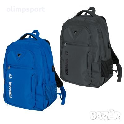 раница TIBHAR  Macao нова синя, черна Две големи основни отделения с практичен двупосочен цип 