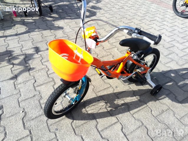 MAKANI Велосипед 14" BENTU оранжев, снимка 10 - Велосипеди - 53759099