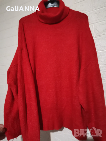 СТРАХОТЕН ПУЛОВЕР НА МАРКАТА НМ 2XL-3XL, снимка 2 - Блузи с дълъг ръкав и пуловери - 44750492