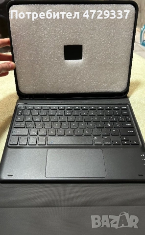 Калъф с Bluetooth клавиатура за iPad 10-o поколение , снимка 2 - Калъфи, кейсове - 53660877