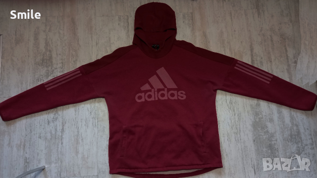 Оригинален суичър Adidas с качулка , снимка 1 - Спортни дрехи, екипи - 44655785