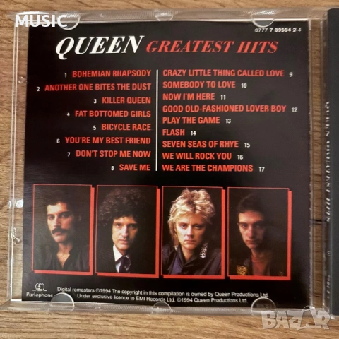QUEEN - Greatest hits, снимка 4 - CD дискове - 53447220