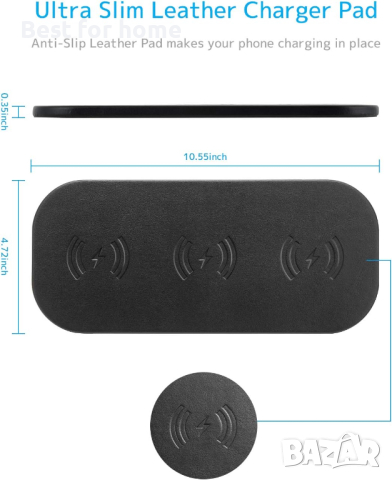 3x10W безжична подложка за зареждане, ZealSound, снимка 5 - Безжични зарядни - 44921229