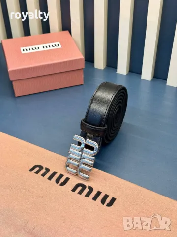 Miu Miu естествена кожа дамски колани , снимка 9 - Колани - 49201089