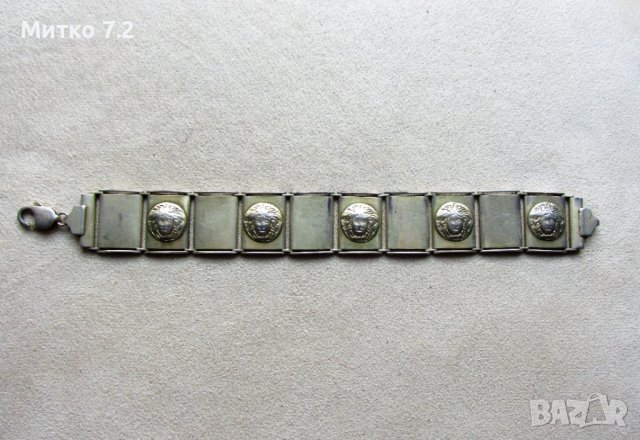 сребърна гривна - 8, снимка 7 - Гривни - 39270810