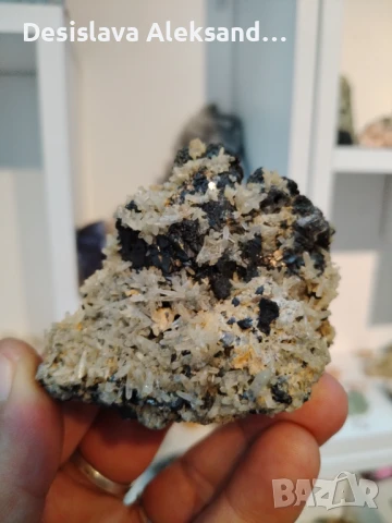 Сфалерит с кварц от Мадан, много изгодно , снимка 1