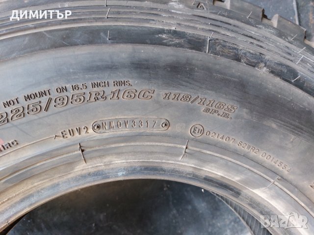 4бр.НОВИ всесезонни DUNLOP 225/95/16 118S DOT 3317, снимка 9 - Гуми и джанти - 41396820