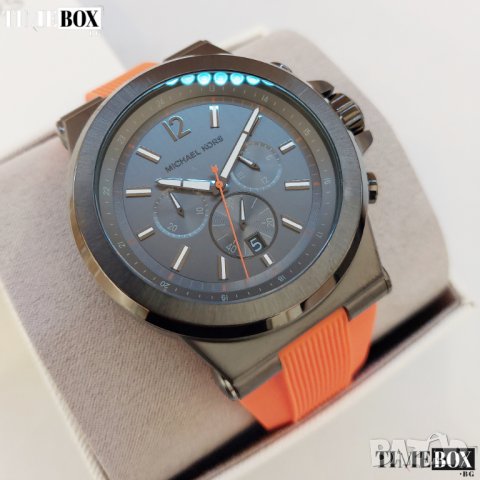 Michael Kors MK8296 Dylan Orange Chronograph. Нов мъжки часовник, снимка 2 - Мъжки - 38752504