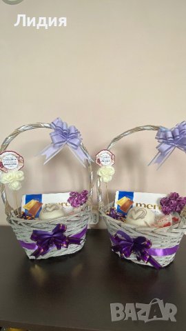 Подаръчни кошници , снимка 2 - Романтични подаръци - 40995224