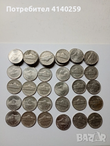 САЩ МОНЕТИ ГОЛЯМ ЛОТ 5 ЦЕНТА 1958 до 2020 г , снимка 6 - Нумизматика и бонистика - 52451361