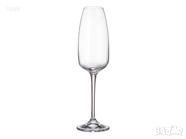 НОВИ! Чаши за шампанско 6 броя Bohemia Anser кристално стъкло, снимка 2 - Сервизи - 41814584