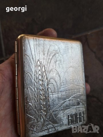 ретро руска алуминиева табакера     26/3, снимка 4 - Колекции - 50758010