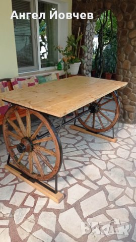 Старинни колела, лопати и др. за декорация в градината, снимка 1 - Градински мебели, декорация  - 41115527