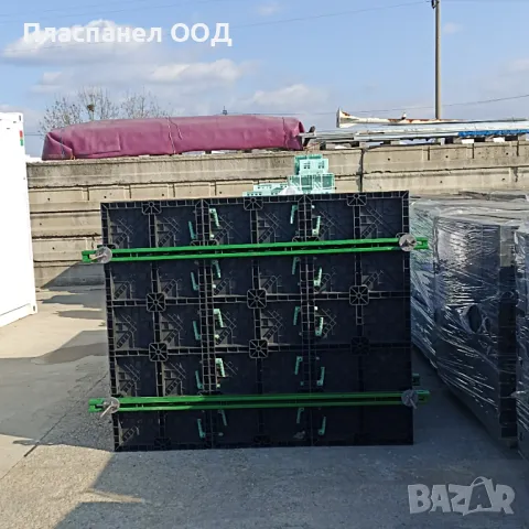 Пластмасов кофраж ПЛАСПАНЕЛ за  бетонови стени,  колони и др., снимка 5 - Други машини и части - 48871147