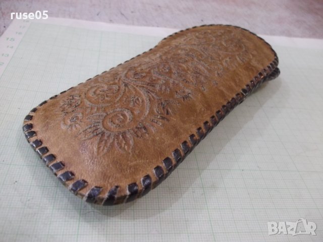 Калъф кожен за очила от магазин "СБХ" от соца, снимка 6 - Други ценни предмети - 40370173