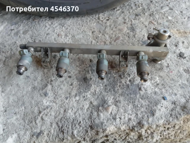 Горивна рейка с дюзи  за Опел Астра г комби 1.6 бензин 101к.с 2001г, снимка 4 - Части - 51164841