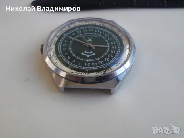 Raketa 24 часа GMT new old stock руски ракета мъжки голям ръчен часовник, снимка 8 - Мъжки - 49067398