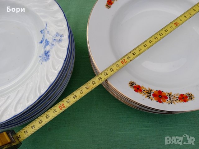 Български порцелан чинии 20 части, снимка 11 - Чинии - 35710967