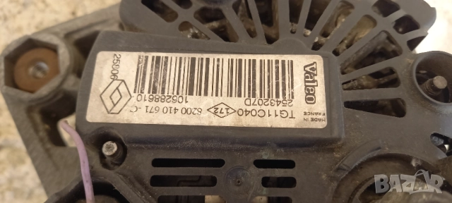 Алтернатор Renault Scenic II 1.9 dCi, снимка 4 - Части - 47653557