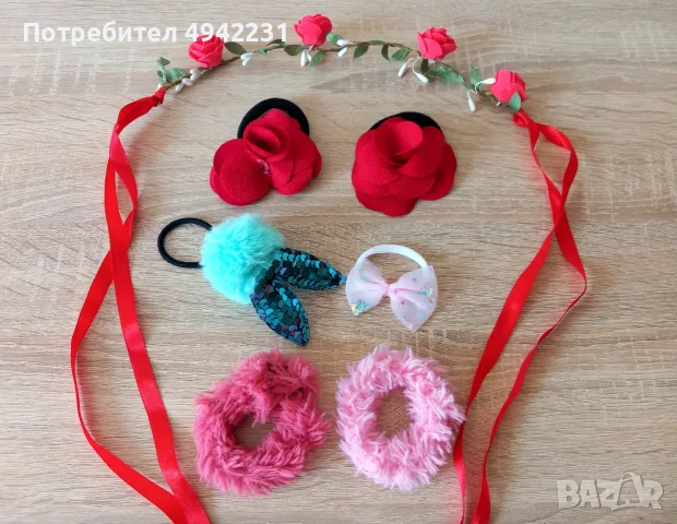 Диадема за коса и панделки, снимка 2 - Шноли, диадеми, ленти - 55980515