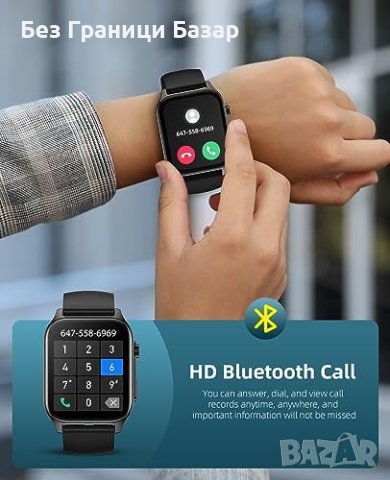 SOUYIE Смарт Часовник - Здраве, Спорт, Bluetooth Обаждания, снимка 4 - Смарт гривни - 44160620