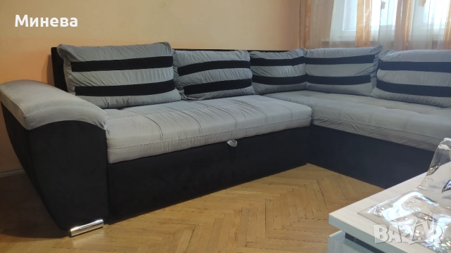 Ъглов диван за хол , снимка 2 - Дивани и мека мебел - 52355639