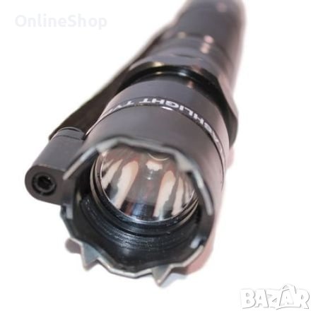 Фенер с лазер и електрошок Мощен 9000000-волтов лазерен + светкавичен зашеметяващ звук, снимка 4 - Друга електроника - 42214530