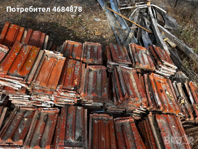 Продавам керемиди 50 стотинки на керемида, снимка 4 - Строителни материали - 52818691