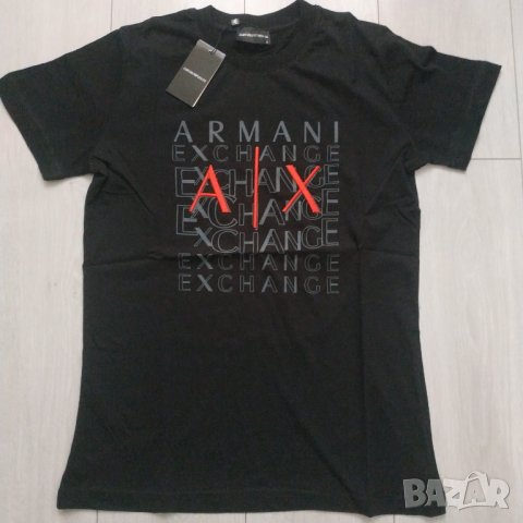 Мъжка памучна тениска Armani размер ХL, снимка 6 - Тениски - 41836431
