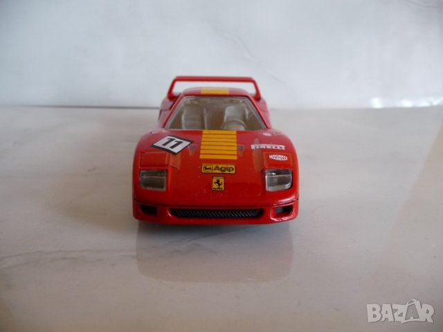 Ferrari F40 Bburago Ферари Ф40 колекционерска количка Италия, снимка 3 - Колекции - 41603148