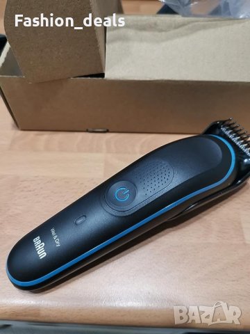 Нов Braun Комплект самобръсначка тример за мъжко подстригване на коса брада нос уши, снимка 7 - Тримери - 41724087
