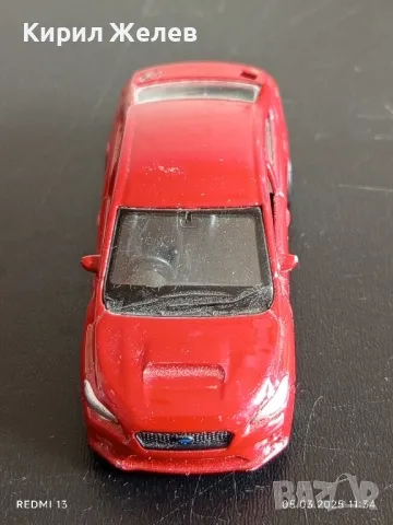 Метална количка SUBARU WRZ много красива за КОЛЕКЦИОНЕРИ 43109