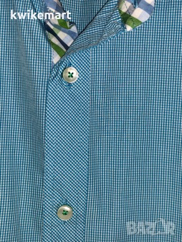 Мъжка риза с къс ръкав – светлосиня, като нова, снимка 3 - Ризи - 41329642