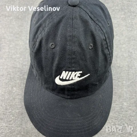 Nike Club Cap Черна Шапка One Size Pinwheel Swoosh, снимка 2 - Шапки - 56084761