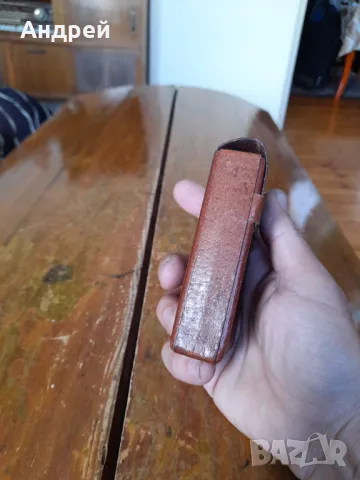 Стара кожена табакера за цигари,калъф #11, снимка 3 - Други ценни предмети - 50112531