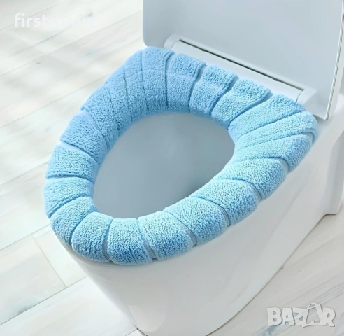 Пухкаво покривало за тоалетна седалка, мека подложка за тоалетна чиния, снимка 2 - Други стоки за дома - 53047369