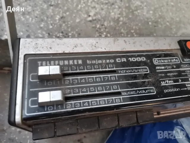 Telefunken bajazzo cr 1000, снимка 2 - Радиокасетофони, транзистори - 49697692