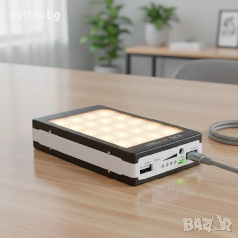 Соларна външна батерия, Power Bank 80000 mAch, външна батерия за GSM + 20 LED, снимка 3 - Оригинални батерии - 53786109