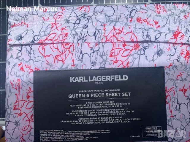 Karl Lagerfeld #KarlLagerfeld, снимка 4 - Спално бельо - 41420139
