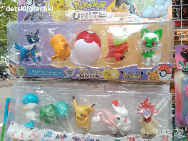Покемон комплект с фигурки -разнообразие, снимка 2 - Фигурки - 43445674