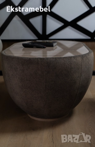 Дизайнерска тапицирана холна маса, снимка 4 - Маси - 52064991