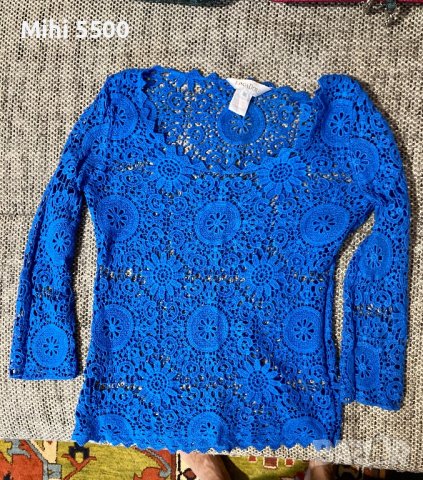 Прозрачна плажна блуза, снимка 1 - Блузи с дълъг ръкав и пуловери - 41321056