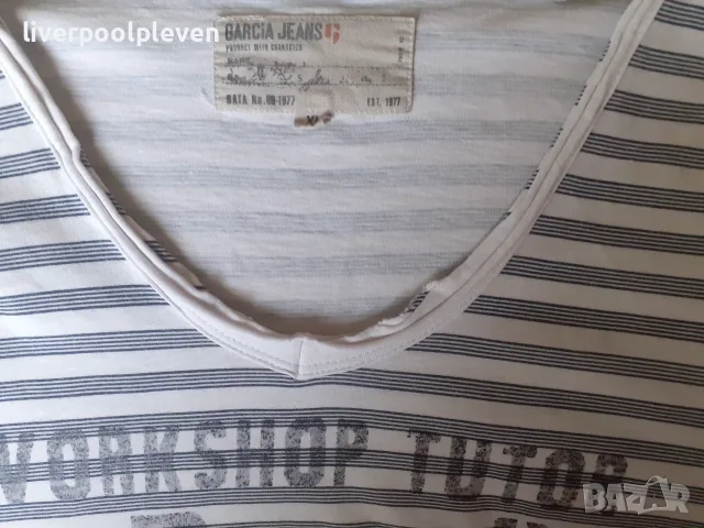👉Garcia Jeans Original L ефектна, снимка 4 - Тениски - 55872618