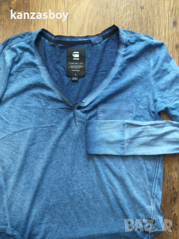 g-star adisyon straight granddad t wmn - страхотна дамска блуза КАТО НОВА, снимка 4 - Блузи с дълъг ръкав и пуловери - 36357907