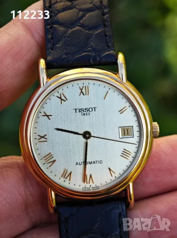 Tissot Carson Automatic 35.5 mm 18K Yellow Gold, снимка 12 - Мъжки - 53647572